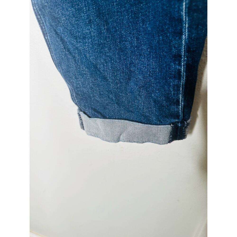 RAG & BONE Dark Wash Denim Slim Cuffed Hemline Whisked Jeans Size 32 - Picture 8 of 12